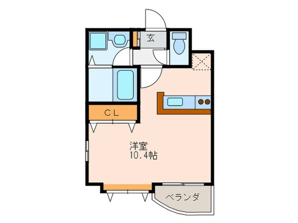 家納喜本川館の物件間取画像